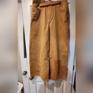 We The Free Tan Wide Leg Pants